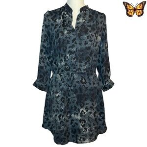 ARITZIA Babaton Leopard Print Bennett Silk Dress Size Small